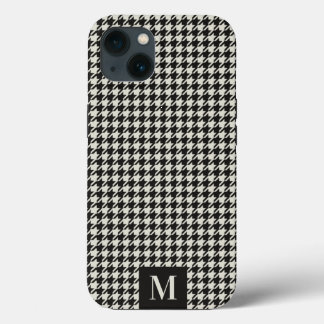 Hahnentrittmuster Muster Monogram iPhone Case