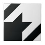 Hahnentrittmuster Muster Schwarz-weiß Fliese<br><div class="desc">Nahtloses klassisches Hahnentrittmuster in Schwarz und Weiß</div>