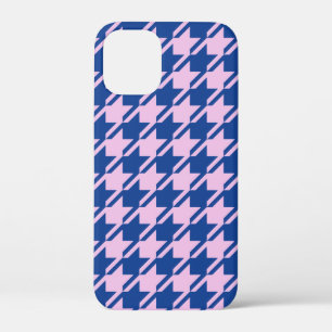 Hahnentrittmuster Rosa+Blau Muster Case-Mate iPhone Hülle
