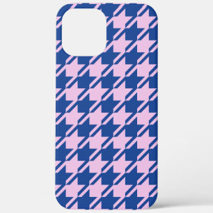 Hahnentrittmuster Rosa+Blau Muster Case-Mate iPhone Hülle