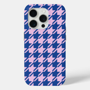 Hahnentrittmuster Rosa+Blau Muster Case-Mate iPhone Hülle