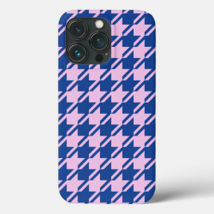 Hahnentrittmuster Rosa+Blau Muster Case-Mate iPhone Hülle