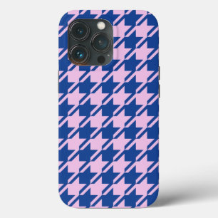 Hahnentrittmuster Rosa+Blau Muster Case-Mate iPhone Hülle