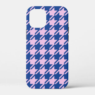 Hahnentrittmuster Rosa+Blau Muster Case-Mate iPhone Hülle