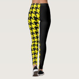 Hahnentrittmuster / Schwarz Leggings