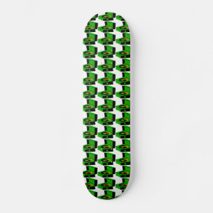 Hahnentrittmuster-Skateboard für Grüne Schallplatt Skateboard