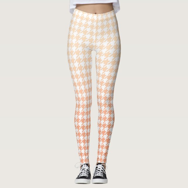 Hahnentrittmuster-Skin-Tone-Muster Leggings (Vorderseite)