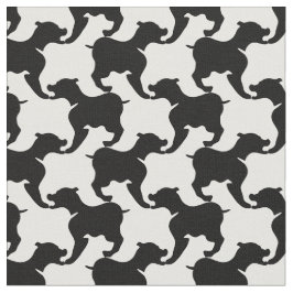 Hahnentrittmuster Style Tesselung Black Dog Fabric Stoff