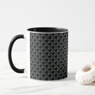 Hahnentrittmuster Tasse