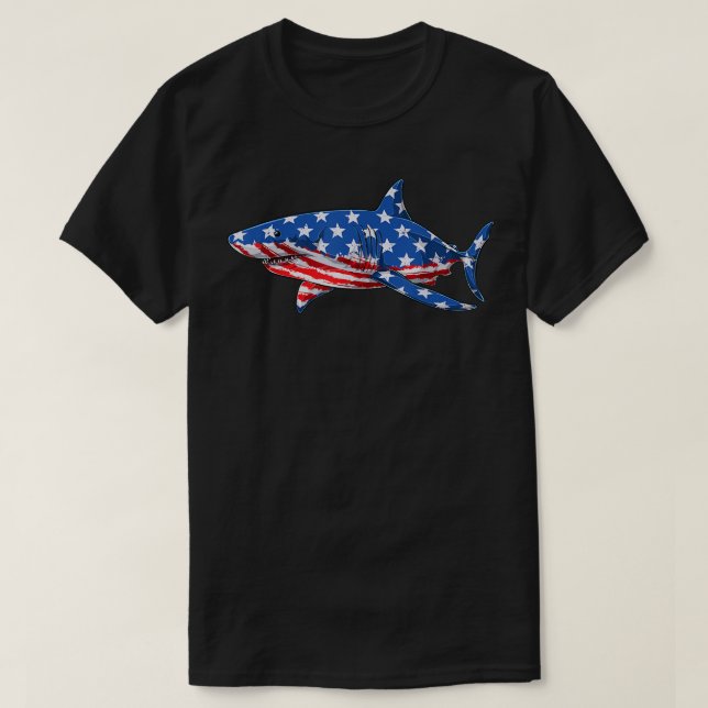 Hai 4. Juli Funny American Patriotic USA T-Shirt (Design vorne)