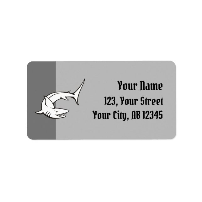 Hai Adressaufkleber (Vorne)