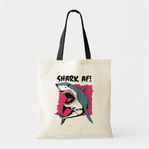 Hai AF!   Shark liebt Grafikdesign   Hai Tragetasche