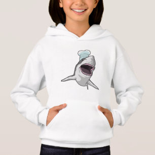 Hai als Koch mit Koch Hut Hoodie