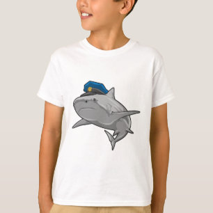 Hai als Polizeibeamte T-Shirt