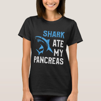 Hai aß Bauchspeicheldrüse Lustig T1d Diabetiker Ty T-Shirt