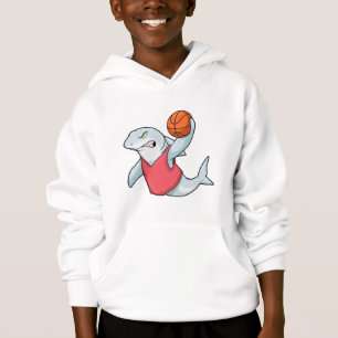 Hai beim Sport mit Basketball Hoodie