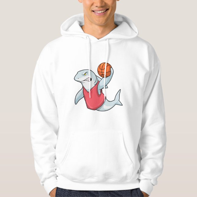 Hai beim Sport mit Basketball Hoodie (Vorderseite)