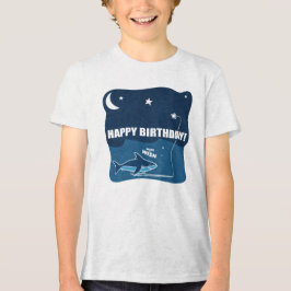 Hai Birthday Wish Tri-Blend Shirt