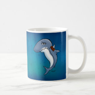 Hai braucht eine größere Jacke Kaffeetasse