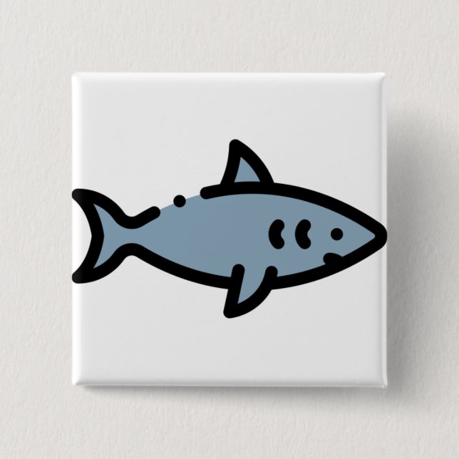 Hai Button (Vorderseite)