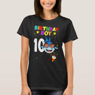 Hai Geburtstag 10 Jahre alt 10. Geburtstag Matchin T-Shirt