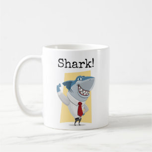 Hai! Geschäftsmann Kaffeetasse