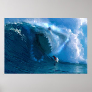 Hai-Gesicht-Poster Poster