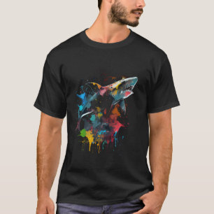 Hai Großer Hai Fisch Lieblings Tier Fan Hai Liebli T-Shirt