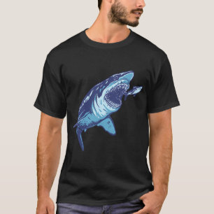 Hai Hai frisst kleinere Fische T-Shirt