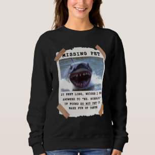 Hai  Hai  Witz Haie Haustier Kinder Männer Frauen Sweatshirt