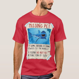 Hai-Hemd, Sonnenhai, Weißes T-Shirt, Hai T-Shirt