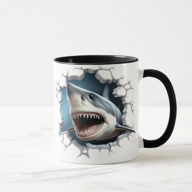 Hai in einer Mauer Tasse (Rechts)