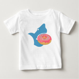 Hai isst einen Donut Baby T-shirt