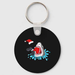 Hai isst Weihnachtsmänner Mädchen Kinder X Schlüsselanhänger