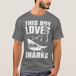 Hai Kids Ocean Animal Dieser Junge Lieben Haie T-Shirt