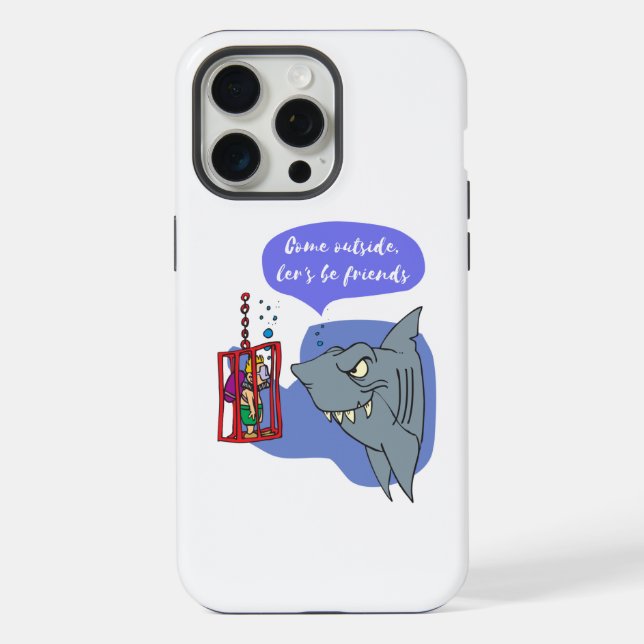 Hai, lass uns Freunde sein iPhone Hülle (Rückseite)