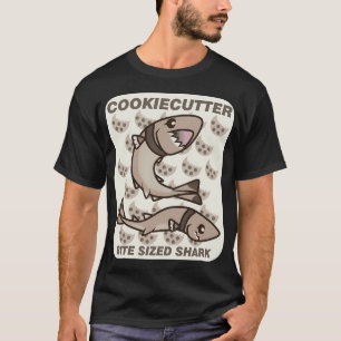 Hai mit Lochmuster T-Shirt