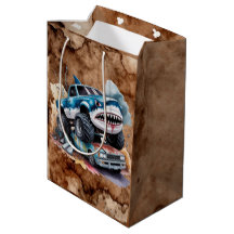 Hai Monster Truck Matsch Spritzer Jungen Geburtsta