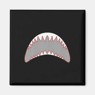 Hai-Mund-Kiefer Lazy leicht Kostüm zu Halloween Pa Magnet