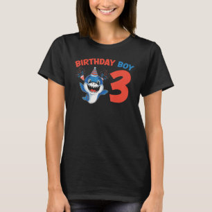 Hai Niedliche Kids Haie Grafischer Geburtstagskreb T-Shirt