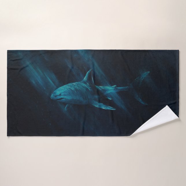 Hai (original) 30 X 60 Badetuch Badehandtuch (Badehandtuch)