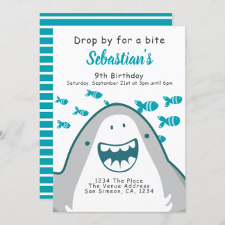 Hai-Personalisierte Geburtstagspartei Einladung