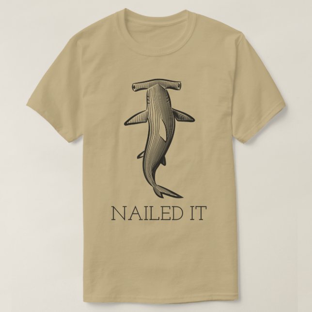 Hai-Redewendungen Funny Nails It T-Shirt (Design vorne)