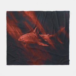 Hai Rot 50 x 60 Fleece-Decke Fleecedecke