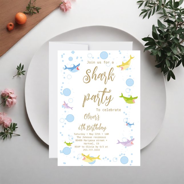 Hai Sommer Party Splash Birthday Bash Einladung (Von Creator hochgeladen)