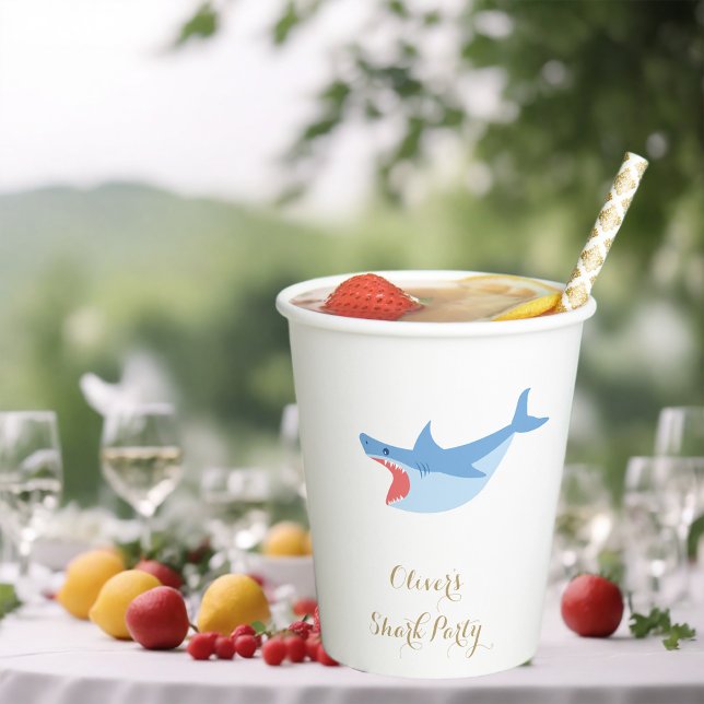 Hai Sommer Party Splash Birthday Bash Pappbecher (Von Creator hochgeladen)