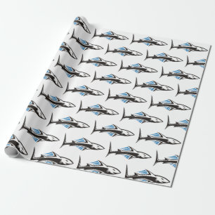 Hai-Stammes-Symbol 1 Muster Geschenkpapier