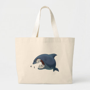 Hai-Tasche Jumbo Stoffbeutel