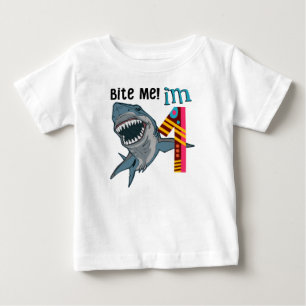 Hai Thema Erster Geburtstag Kinder T - Shirt