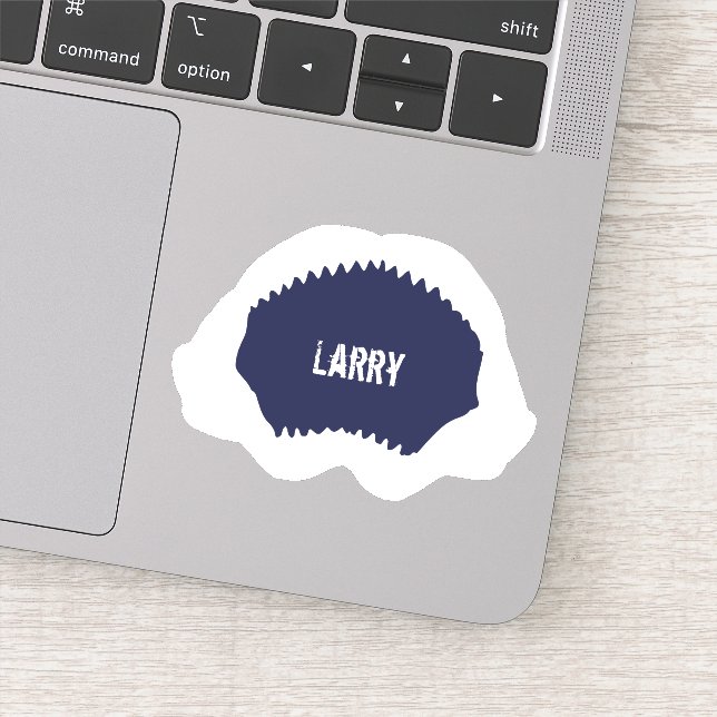 Hai und Zähne Aufkleber (Detail)